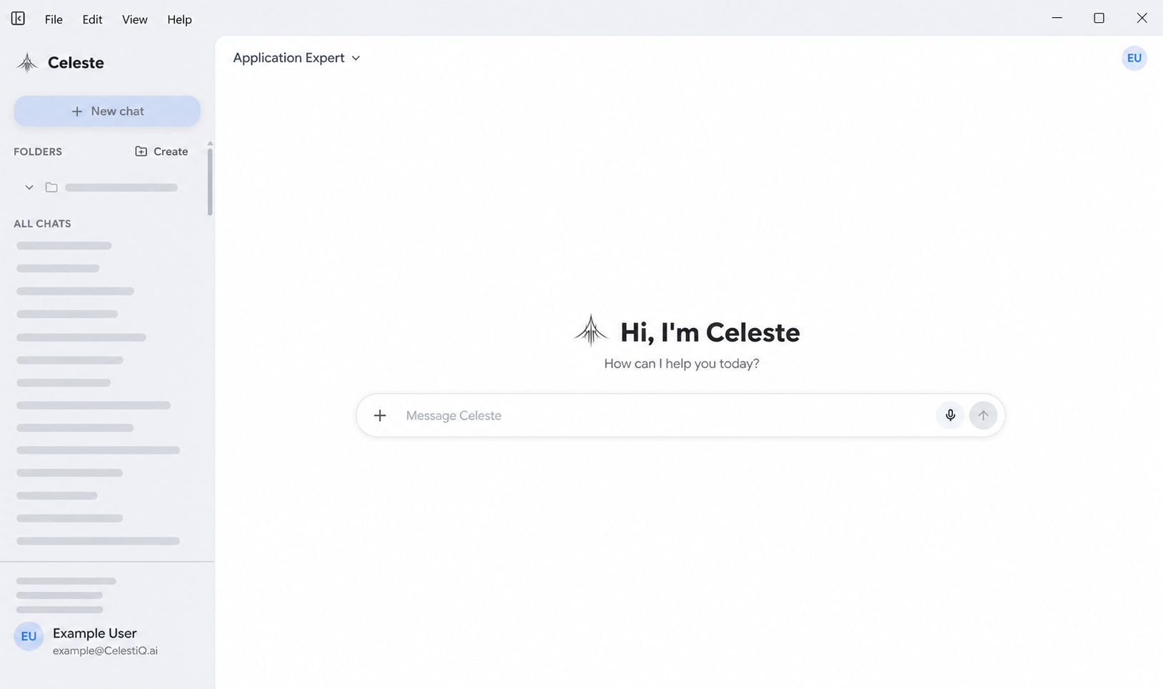 Solstice Windows desktop application in light mode